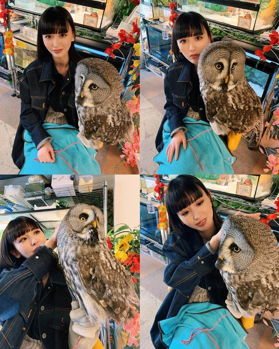 鈴木えみさんのインスタグラム写真 - (鈴木えみInstagram)「🦉🐭🐍 ※苦手な方はスライドしないでください！」4月8日 22時56分 - emisuzuki_official