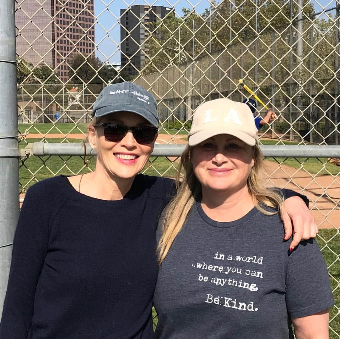 シャロン・ストーンさんのインスタグラム写真 - (シャロン・ストーンInstagram)「Sunday. Little league  #Family」3月25日 15時22分 - sharonstone