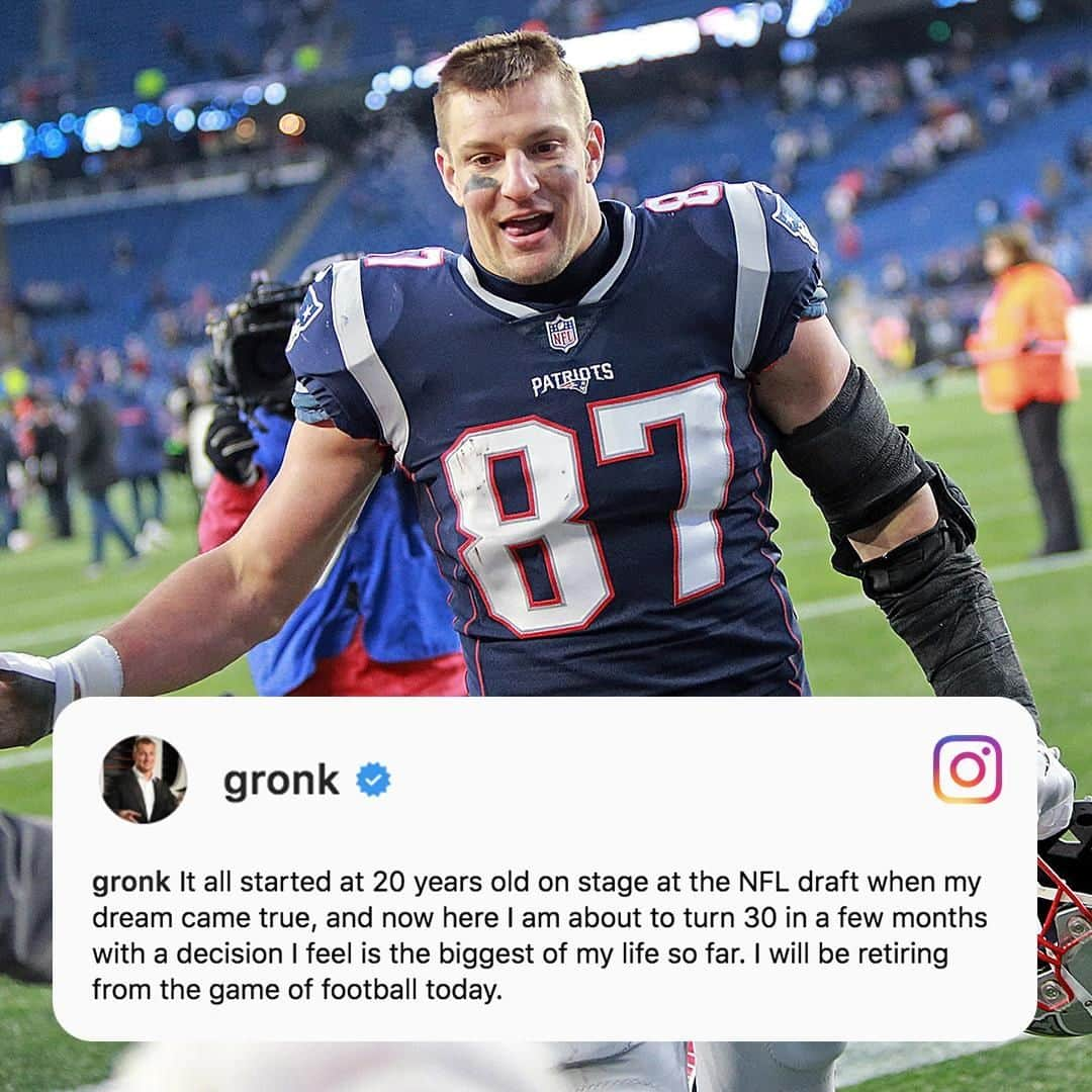 espnさんのインスタグラム写真 - (espnInstagram)「Gronk goes out on top ✊」3月25日 7時21分 - espn