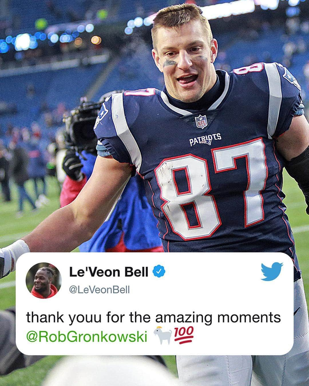 espnさんのインスタグラム写真 - (espnInstagram)「Some big NFL names congratulated Gronk on his iconic career 👏」3月25日 8時10分 - espn