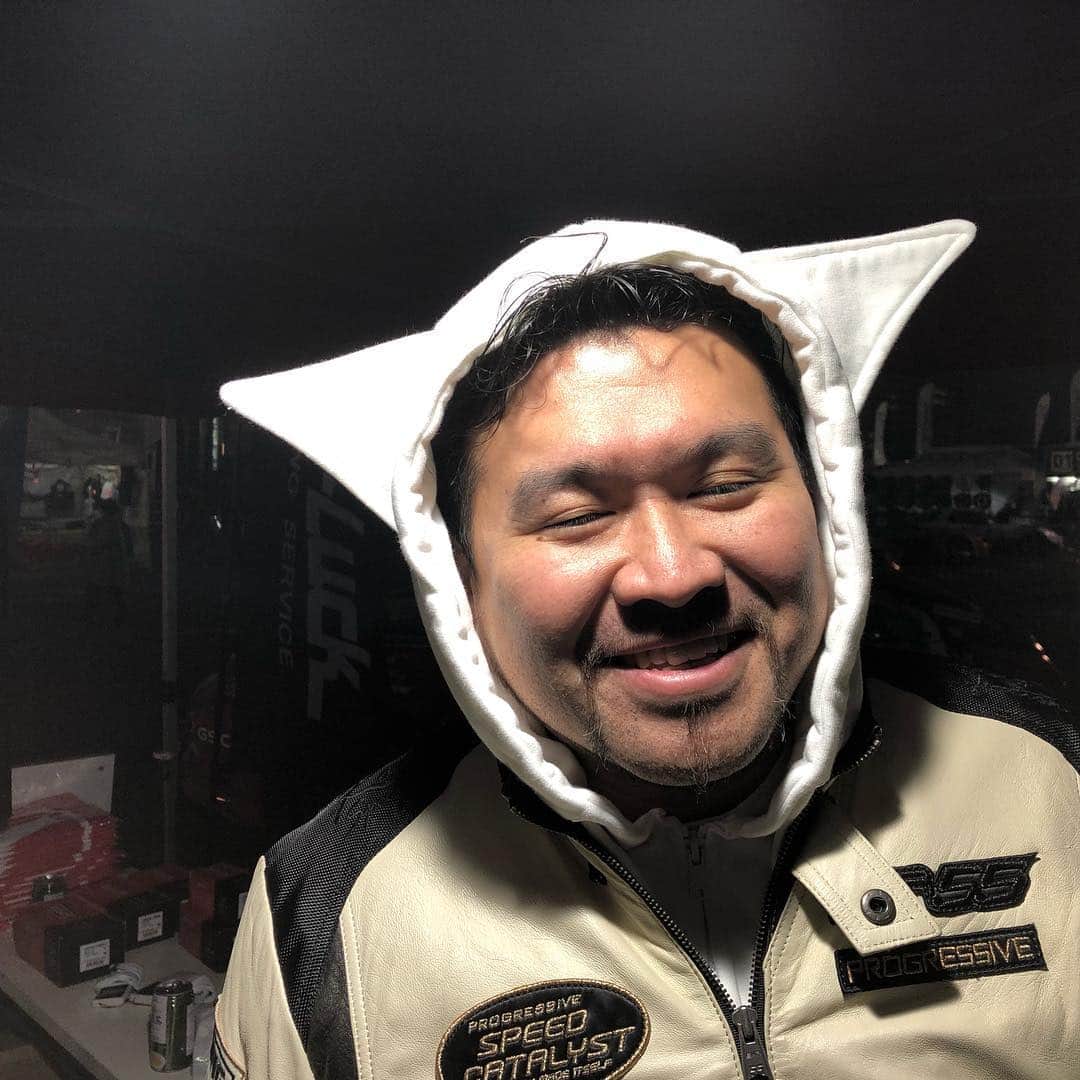 小野さゆりさんのインスタグラム写真 - (小野さゆりInstagram)「‪ヤクザが猫耳パーカー‬ ‪#ヤクザ #猫耳パーカー #D1 #d1gp #vertex #teamvertex #上野高広 #小野さゆり #熊林保奈美 #長谷川真希 #ドリフト #ソアラ #ウィルコム #福楽得 #ビトー #どこでもトーク‬ #日本 #teamvertex #drift #ドリフト #日本 #JAPAN #猫耳パーカー #race #d1gp」3月25日 8時39分 - sayuriono0301