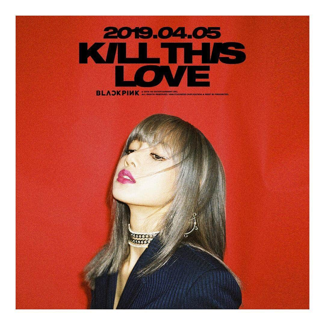 BLACKPINKさんのインスタグラム写真 - (BLACKPINKInstagram)「#BLACKPINK #블랙핑크 #LISA #리사 #KILLTHISLOVE #COMEBACK #TEASERPOSTER #20190405 #RELEASE #YG」3月25日 9時00分 - blackpinkofficial