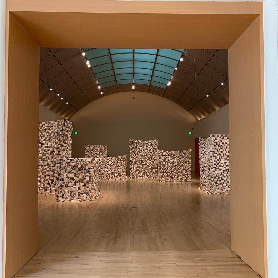 林信行のインスタグラム：「“True Journey Is Return” Dinh Q. Lê exhibition at #SanJoseMuseumOfArt」
