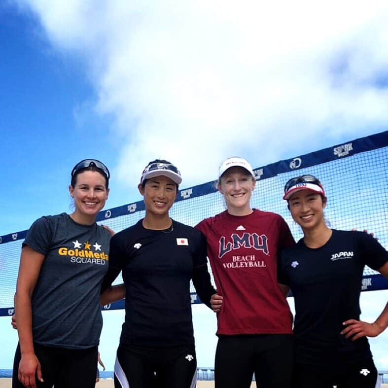 橋本涼加さんのインスタグラム写真 - (橋本涼加Instagram)「. @emday6 @betsiflint @usavolleyball  #losangeles #trainingcamp #hermosabeach #japan #TOYOTA #usavolleyball it was fun;) ありがとう😊🌸」3月25日 10時10分 - suzukahashimoto