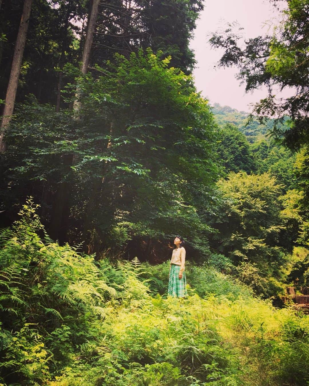 安藤サクラさんのインスタグラム写真 - (安藤サクラInstagram)「タイトルバック🌲オフショット🌳🌱🌲🌳🌞🌳日吉大社にて。」3月25日 10時33分 - sakuraando