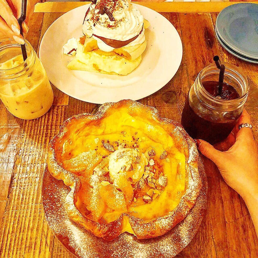 若尾綾香さんのインスタグラム写真 - (若尾綾香Instagram)「☆ 渋谷「EDW」 ここのパンケーキ美味しい🥞🍴 . #espressodworksshibuya #EDW#ふわふわ#パンケーキ#パンケーキ食べたい」3月25日 12時21分 - ayaka_wakao