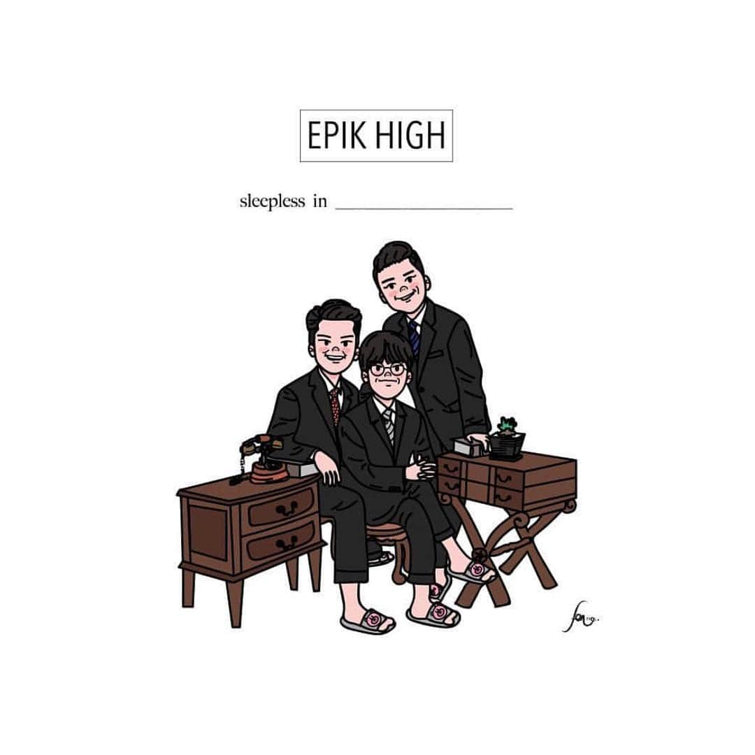 TABLO さんのインスタグラム写真 - (TABLO Instagram)「우리 팬들은 아티스트들 our fans are artists #fanart #epikhigh #에픽하이 #금손」3月25日 12時45分 - blobyblo