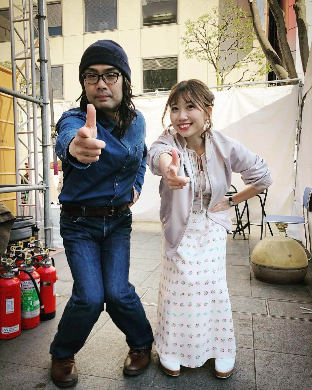 黒田菜月さんのインスタグラム写真 - (黒田菜月Instagram)「らいどーん🤓🎤🎹 #ポセイドン石川 さん  @poseidon.ishikawa  #山下達郎 さん風 #sbsまちスタ」3月25日 13時51分 - nyaaatsuki_krd