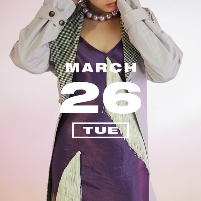 のインスタグラム：「3月26日は 『紫の日』 テンカンという病気の知識を啓蒙すべく、今日はパープルを纏ってキャンペーンをアピール！  NYLON.JPでは「365日、毎日がアニバーサリー」をテーマに、ファッショナブルでユニークなスタイリングを毎日提案しているよ！  http://www.nylon.jp/365  MODEL: @KAKO__TAKAHASHI #365anniversary #fashion #makeup #beauty #style #今日は何の日 #make  #nylonjapan #nylonjp #coordinated #coordinates #ootd #outfit #coordinate  #photography #beautiful #photooftheday #紫の日 #purple」