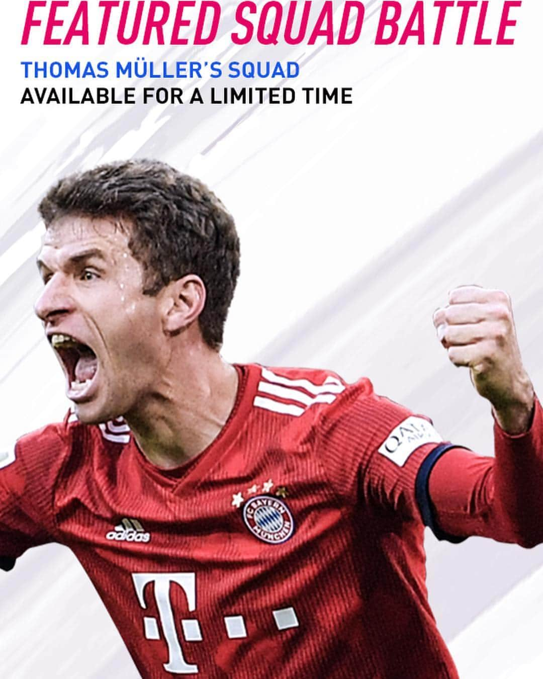 トーマス・ミュラーさんのインスタグラム写真 - (トーマス・ミュラーInstagram)「WERBUNG  Can you beat my #FUT squad? 🤔💪😉 #FIFA19 #esmuellert @easportsfifa」3月26日 0時10分 - esmuellert