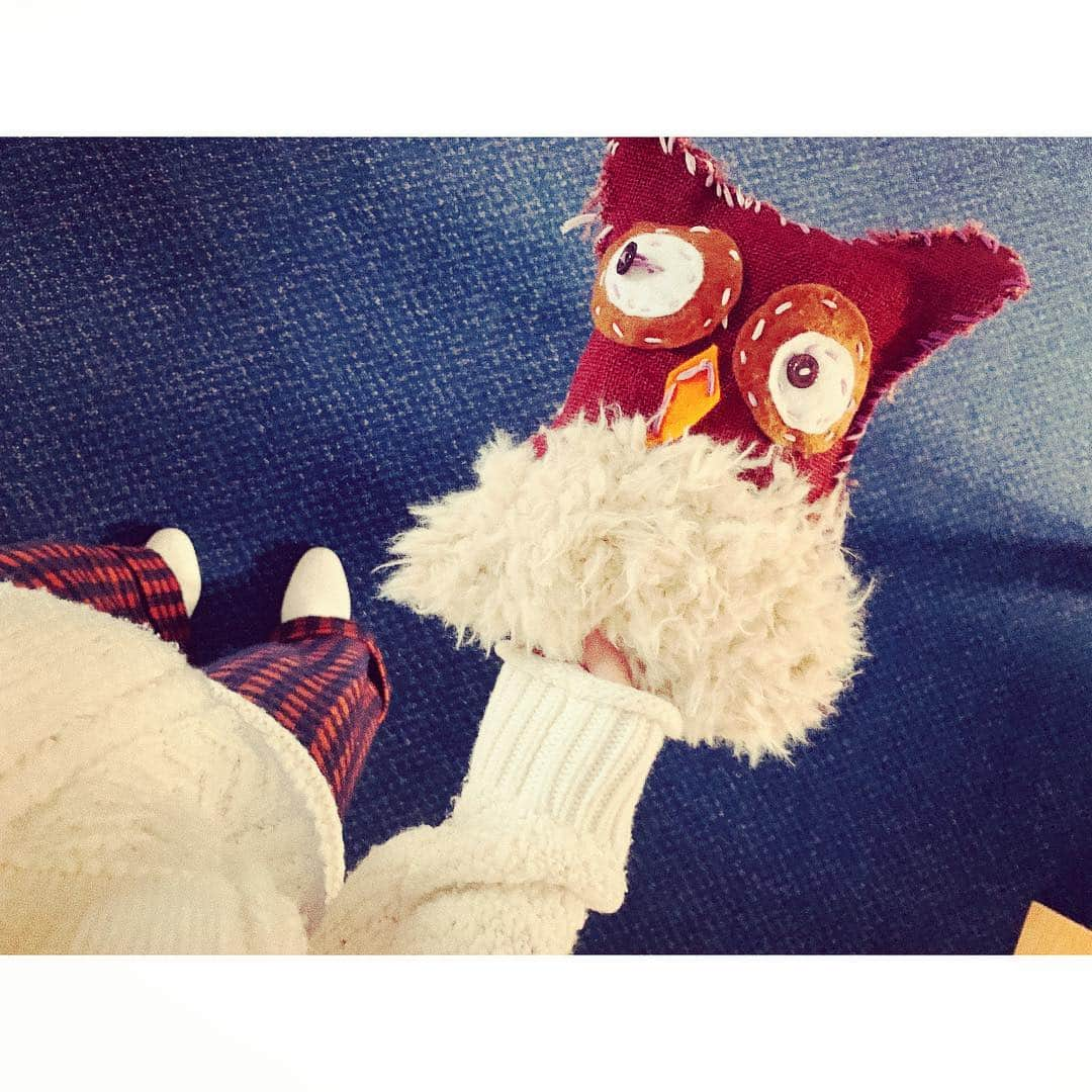 紗栄子さんのインスタグラム写真 - (紗栄子Instagram)「長男の作品その2🧚✨ ふくろうの縫いぐるみ🦉💤 ステッチの糸もピンクを使っていて私のどタイプです👏🏻💘 #london#マイメン#schoollife#クリエイティブ爆発中#ふくろうの縫いぐるみ#ママにくれないかな」3月25日 16時15分 - saekoofficial