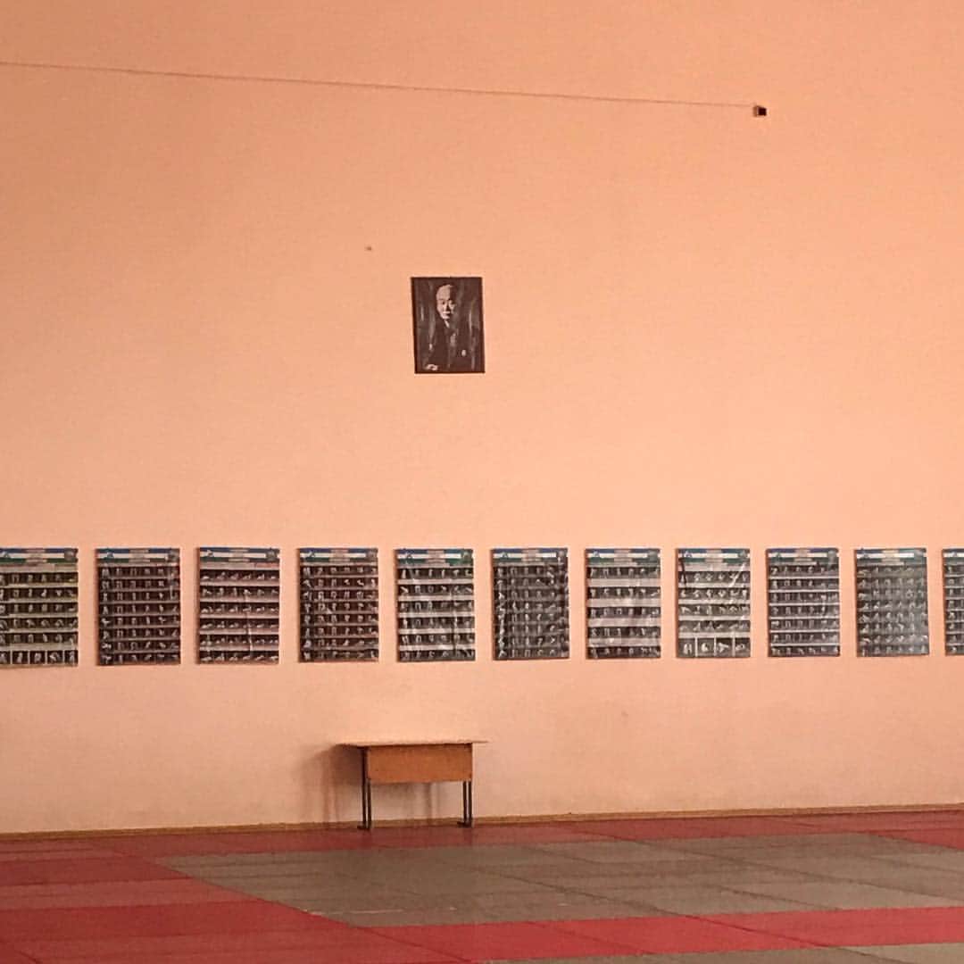 為末大のインスタグラム：「Jigoro Kano Sensei in Uzbekistan Olympic academy #athletesociety」