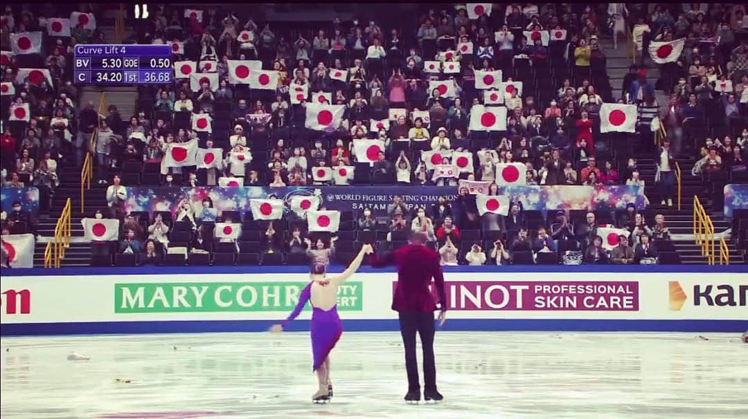 小松原美里さんのインスタグラム写真 - (小松原美里Instagram)「自国開催での世界選手権。あっと言う間に過ぎました。 応援してくださった方々や観に来てくれた親友、FDに進めなくてごめんなさい。辛い経験になりましたが沢山の応援が力になり滑ることが出来ました。 あれが今の私達のベストでした。 この結果をしっかり受け止めて、 この経験と苦味を絶対これからに活かします。 沢山の応援ありがとうございました🇯🇵🌸 Thank you for all your support.」3月25日 16時58分 - missatoooo