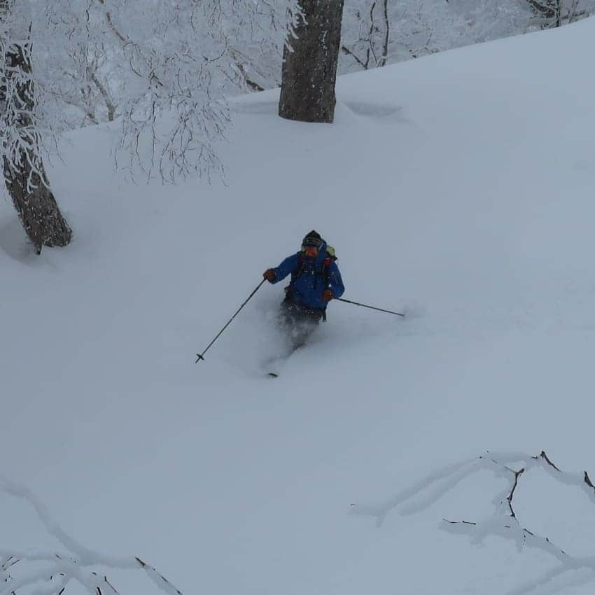 渡部善斗さんのインスタグラム写真 - (渡部善斗Instagram)「🙆‍♂️#backcountryskiing #spreadtelemark#japow #swanssnowgoggles #hungerknockoriginals #良き」3月25日 17時39分 - wtbyst