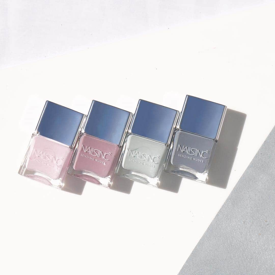 NAILS INCさんのインスタグラム写真 - (NAILS INCInstagram)「.﻿﻿﻿ 2019 SPRING COLLECTION﻿﻿﻿ ﻿﻿﻿ ふわっと柔らかく発色し肌になじむ﻿ スモーキーなパステルカラーコレクション。﻿ ﻿ 【3月29日(金) 発売 】﻿ □ SENDING NUDES NAIL POLISH﻿ ( センディング ヌーズ ネイルポリッシュ )﻿ 14ml 全4色 ﻿ #nailsinc#polish #manicure ﻿﻿﻿ #ネイルズインク#ネイルポリッシュ﻿﻿﻿ #速乾性ポリッシュ#マニキュア﻿﻿﻿ #センディングヌーズ」3月25日 18時57分 - nailsinc.jp
