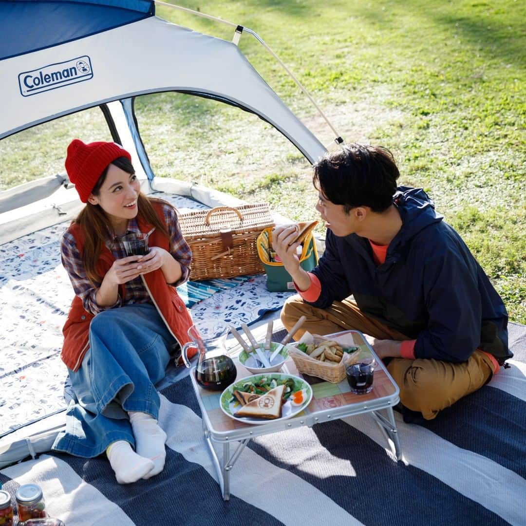 Coleman Japanのインスタグラム：「関東もいよいよ桜の開花がはじまりました🌸コールマンのホットサンドや、テーブルウェアを揃えて週末のお花見ピクニックを楽しもう！」