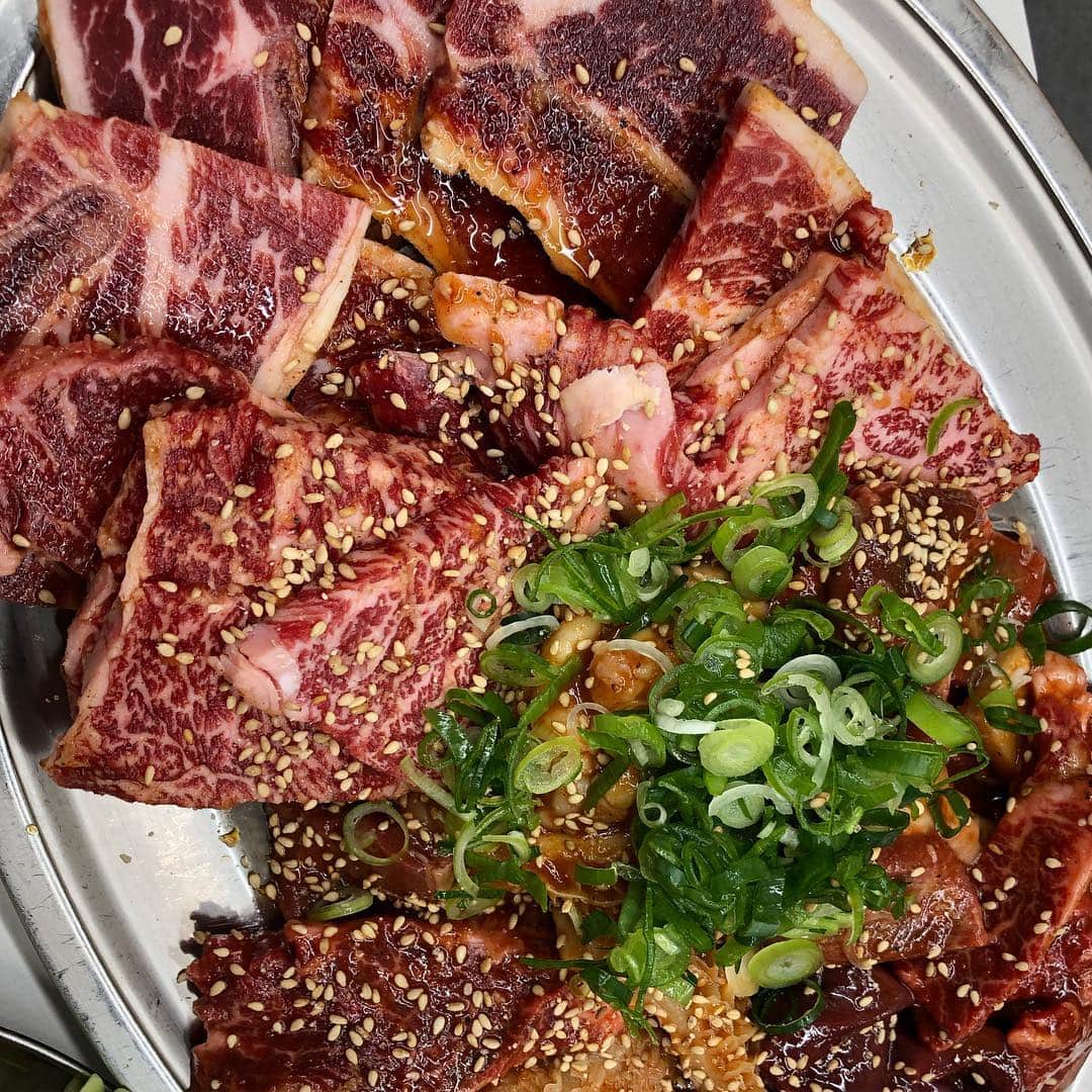 のインスタグラム：「鶴橋のチカラ🔥 韓国のチカラ🇰🇷焼き肉 空💯」