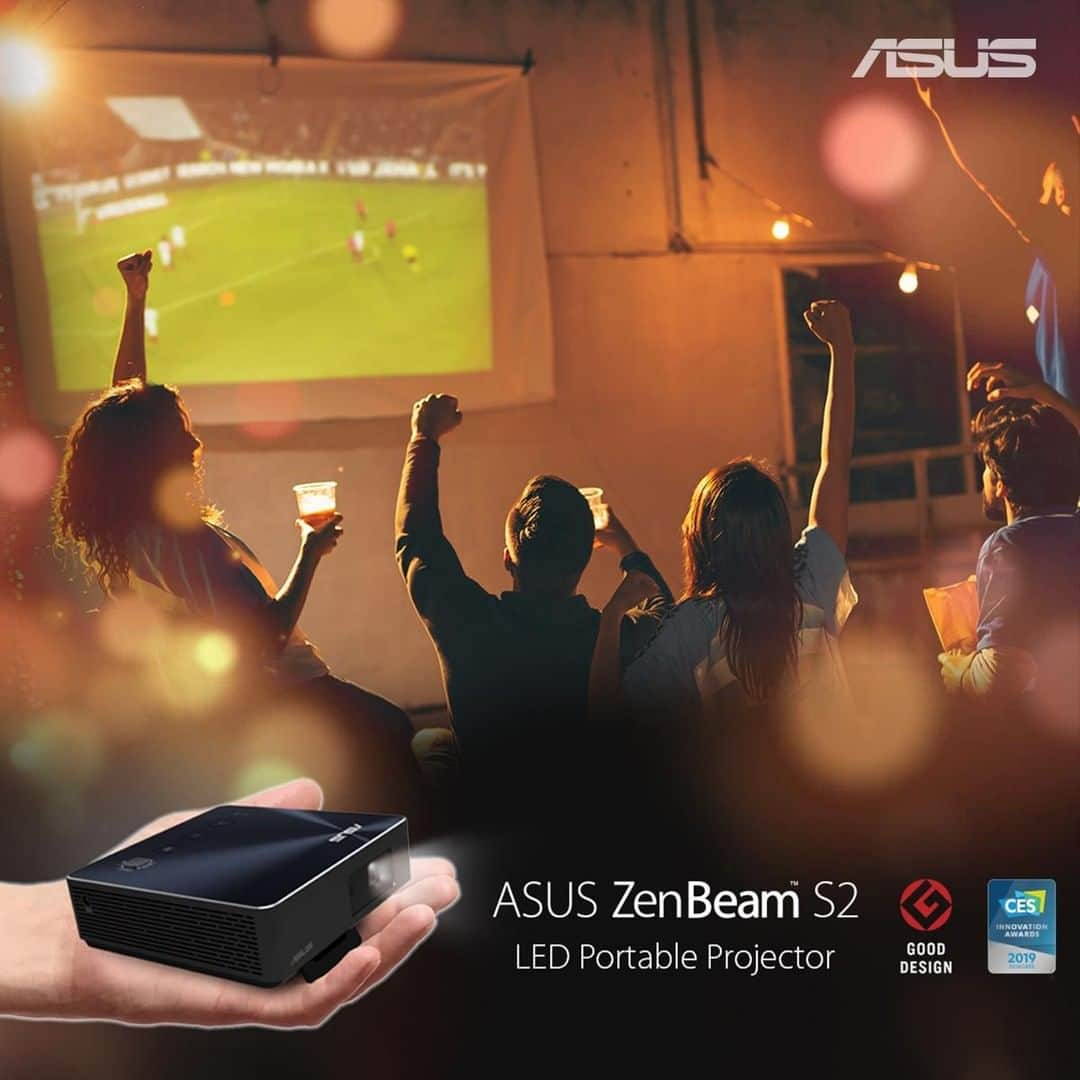 ASUSさんのインスタグラム写真 - (ASUSInstagram)「Take the game with you no matter where your team goes!  #ASUS #ZenBeam #S2」3月25日 21時00分 - asus