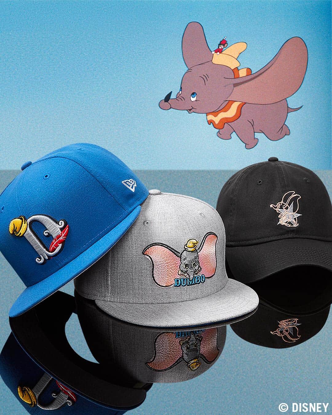 ニューエラ・キャップのインスタグラム：「Have you ever seen an elephant fly? The Dumbo Collection just dropped at neweracap.com」
