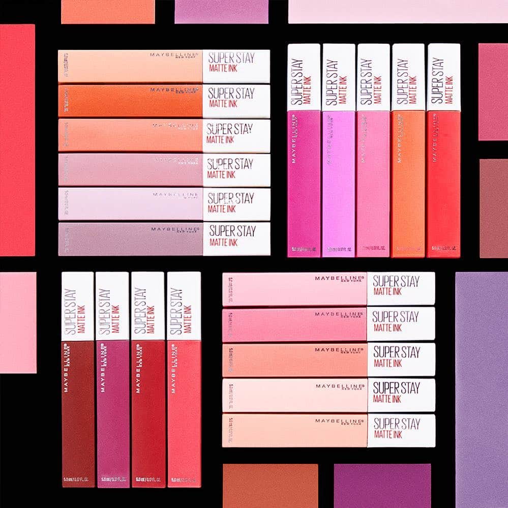 Maybelline New Yorkさんのインスタグラム写真 - (Maybelline New YorkInstagram)「Which shades of #superstaymatteink will you be wearing this spring? Let us know in the comments! 💋」3月25日 23時16分 - maybelline