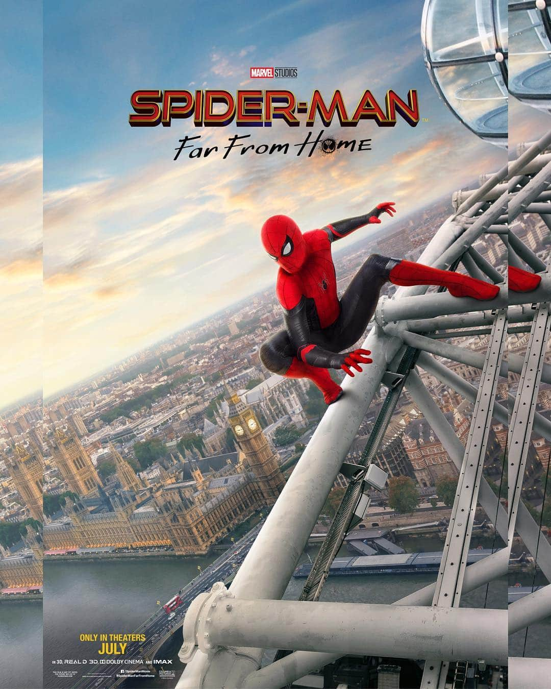 Just Jaredさんのインスタグラム写真 - (Just JaredInstagram)「Check out the three new posters for @spidermanmovie! The film stars @tomholland2013 and will follow Spidey all around Europe. Stay tuned for the film on July 5.」3月25日 23時11分 - justjared