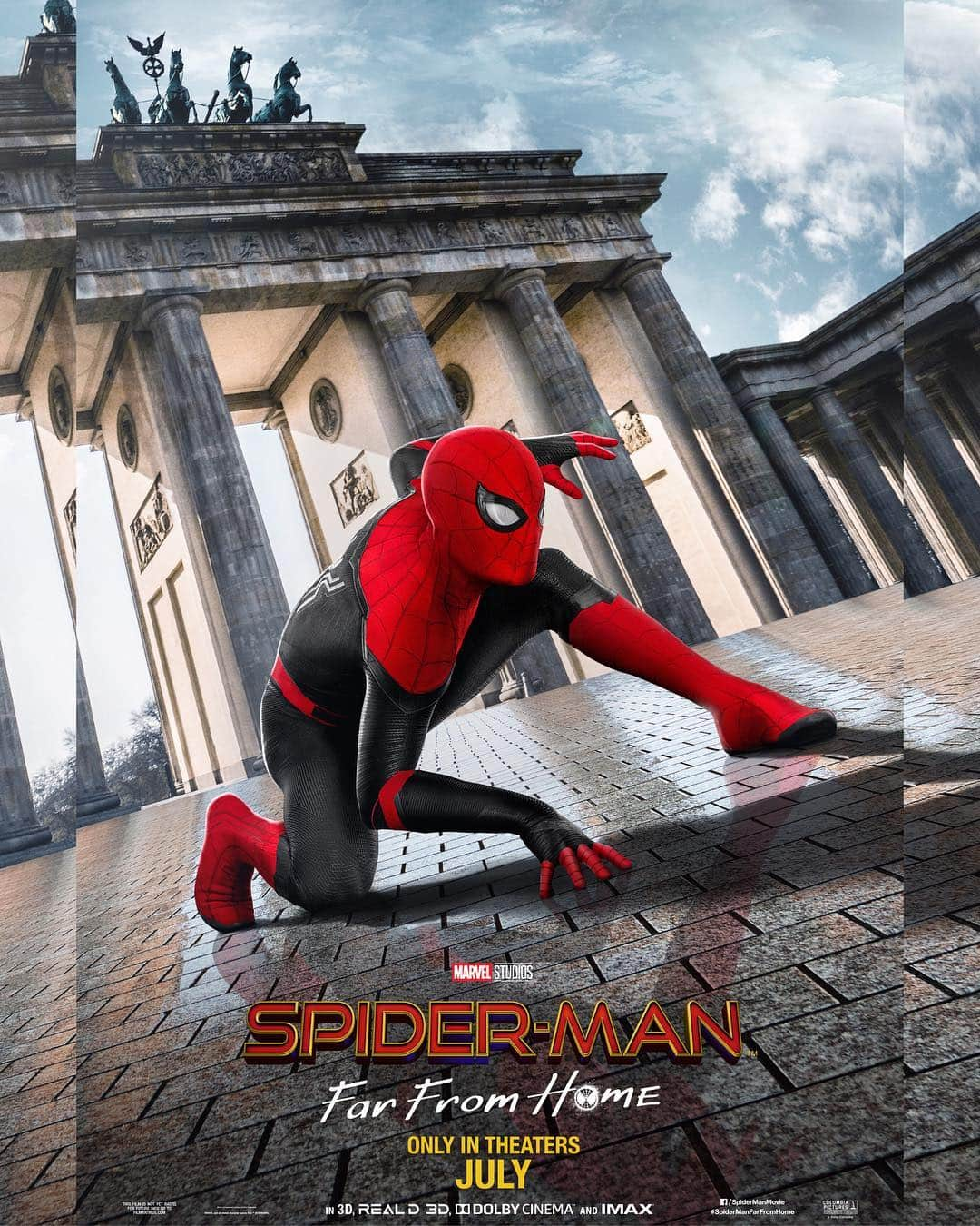 Just Jaredさんのインスタグラム写真 - (Just JaredInstagram)「Check out the three new posters for @spidermanmovie! The film stars @tomholland2013 and will follow Spidey all around Europe. Stay tuned for the film on July 5.」3月25日 23時11分 - justjared