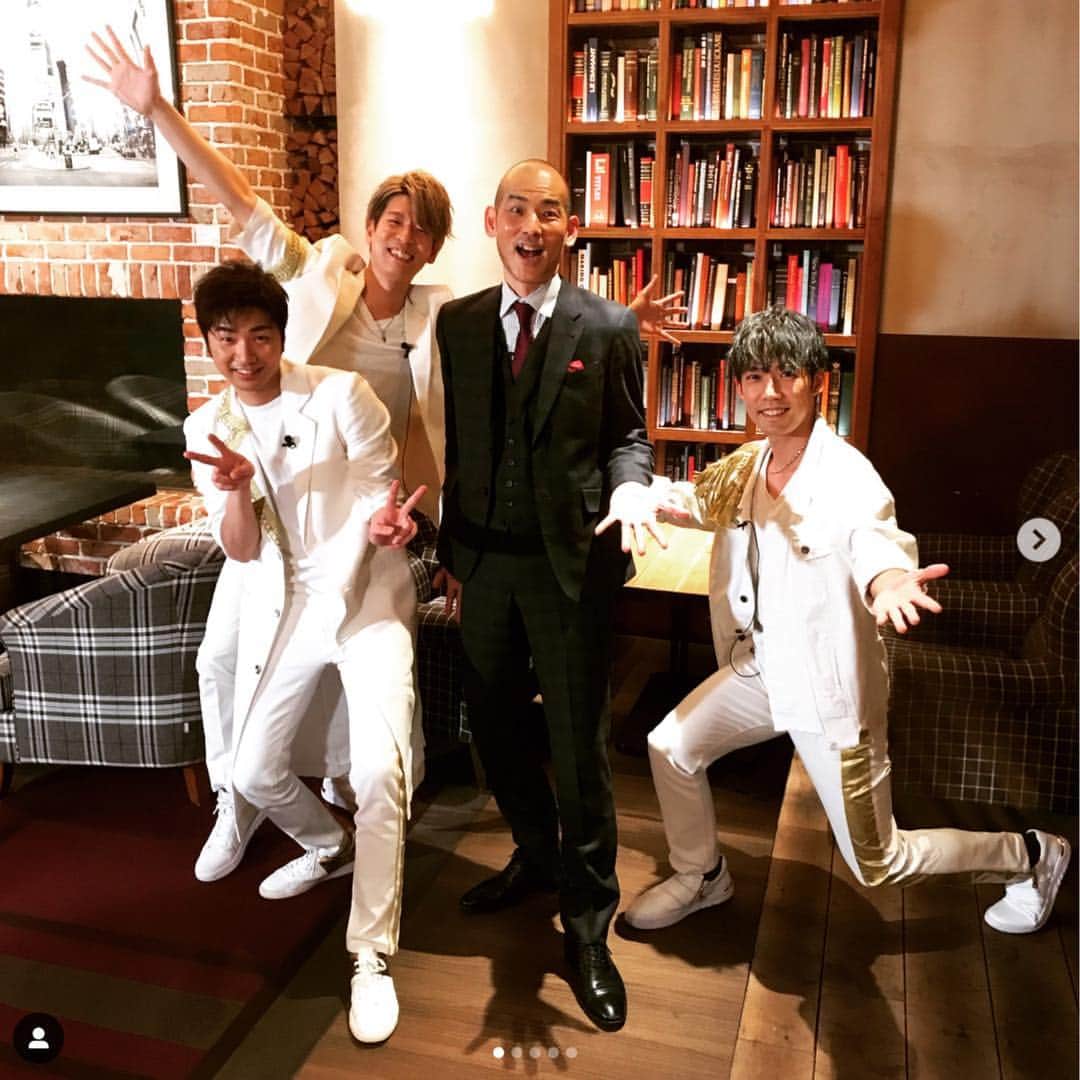 木山裕策さんのインスタグラム写真 - (木山裕策Instagram)「3人ともホント、ナイスガイでした😁 めっちゃ楽しそうでしょ？」3月25日 23時11分 - kiyamayusaku