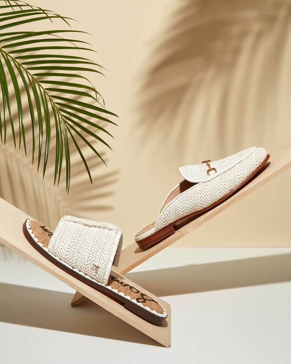 サムエデルマンのインスタグラム：「Pro tip: just add white raffia!」