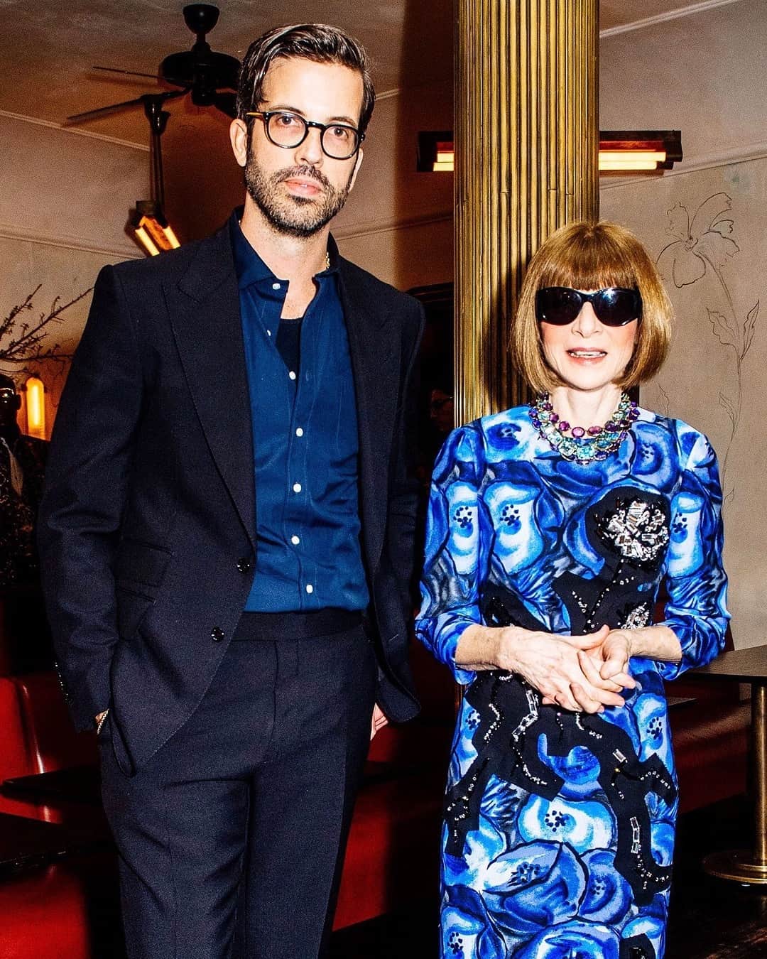 GQさんのインスタグラム写真 - (GQInstagram)「Last week, Anna Wintour hosted a party in honor of GQ editor-in-chief @WillWelch. Read more about the star-studded event at the link in bio, via @WWD. (📸@hunterabrams) #NewGQ」3月26日 9時48分 - gq