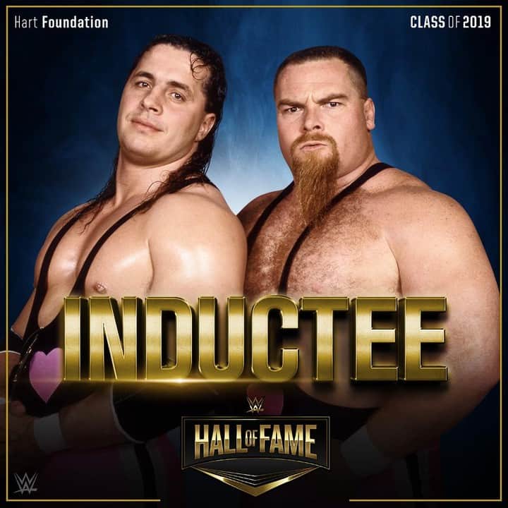 WWEさんのインスタグラム写真 - (WWEInstagram)「BREAKING: The #HartFoundation will be inducted into the #WWEHOF Class of 2019, as first reported by @yahoosports!」3月26日 1時18分 - wwe