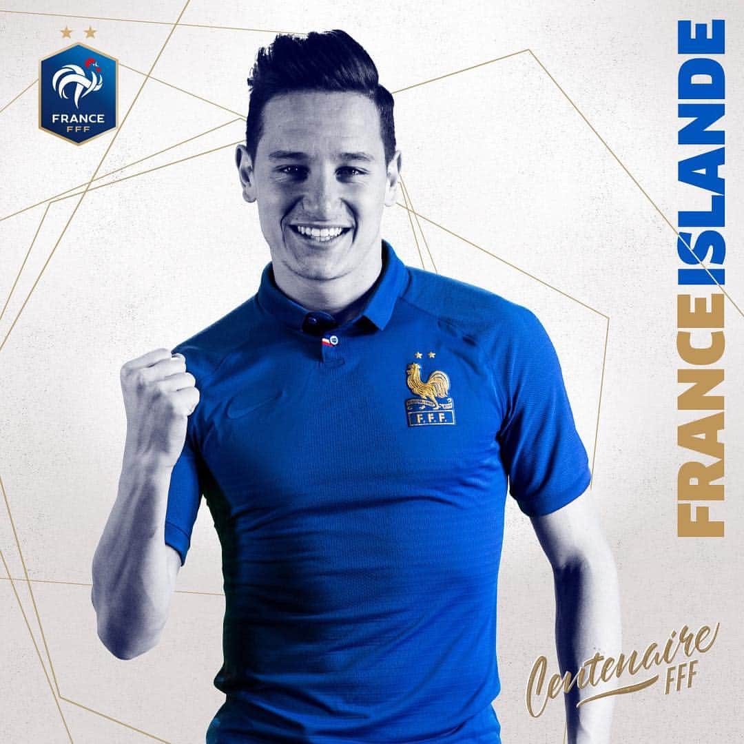 フロリアン・トヴァンのインスタグラム：「Jour de match !! 100 ans @fff 🇫🇷 #fiersdetrebleus」