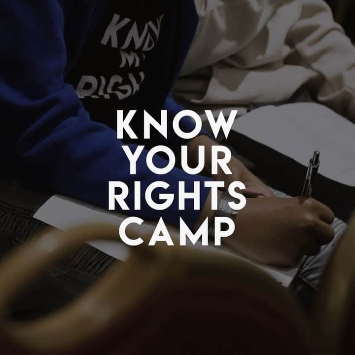 コリン・キャパニックのインスタグラム：「Over the weekend, we wrapped up our 6th Know Your Rights Camp. We can’t explain how grateful we are to everyone who came out to support, to learn, and to help create change. One person isn’t going to change everything -- It’s going to take all of us. Thank you Baltimore for experiencing this with us! #knowyourrightscamp 🎥: @relrelrelrel」