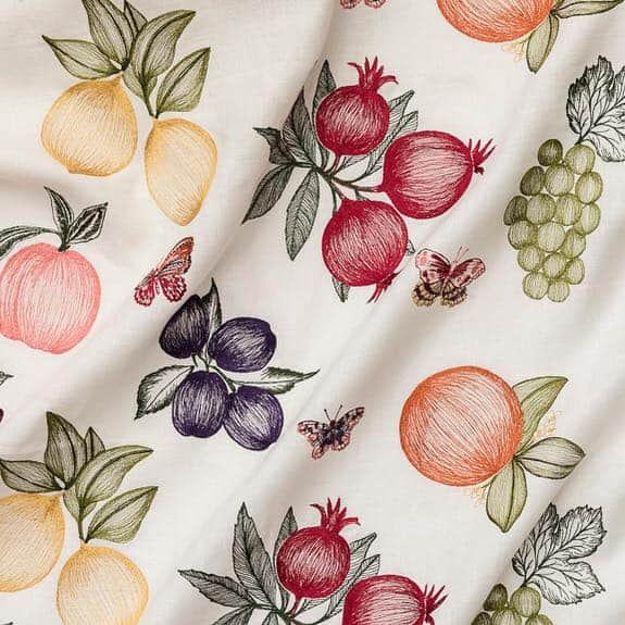 コーラル アンド タスクさんのインスタグラム写真 - (コーラル アンド タスクInstagram)「Bring the bright with our new Fruits and Butterflies fabric! 🍒🍊🍋🦋Embroidered on a beautiful heavy white linen perfect for curtains or breakfast nook seating! 🌷If you're on the hunt for fabric, or want to refresh furniture pieces with reupholstery, be sure to save the date for the @chairloom & @apartmenttherapy fabric event in Brooklyn on Saturday, April 27th! Tickets available via @chairloom They can arrange pickup of furniture, plus there are tons of amazing textiles to choose from! Head over to @chairloom for more info!  #chairloomtentrevival #upholstery #reupholstery #fabric #linen #fabricyardage #fabricbytheyard #interiordesign #interiors #interiordesigner #farmhouse #farmhousestyle #luxurylinen #embroidery #embroideredfabric」3月26日 2時49分 - coralandtusk