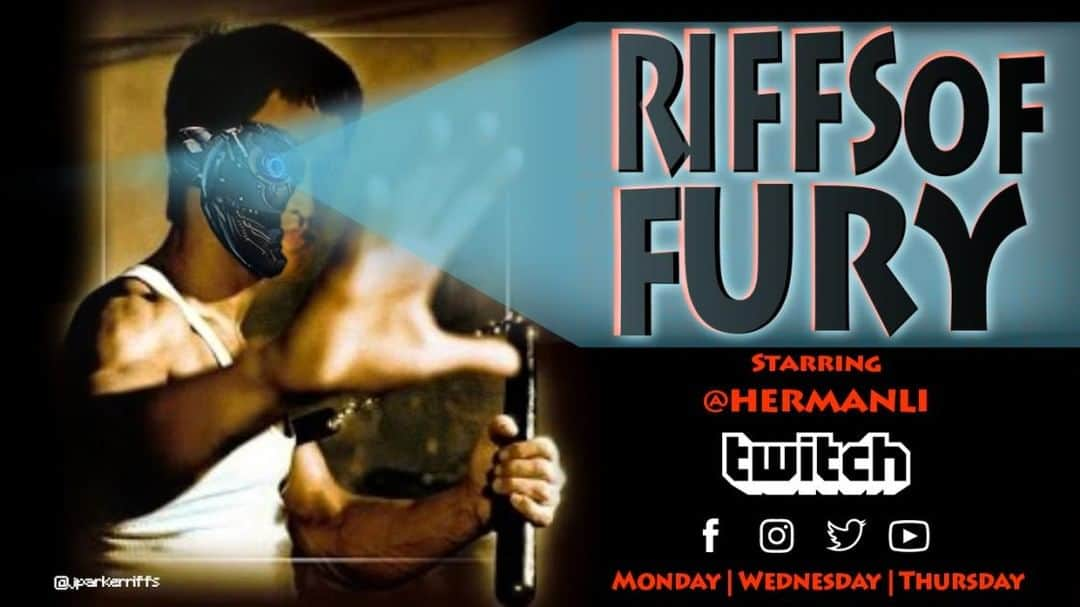 ハーマン・リさんのインスタグラム写真 - (ハーマン・リInstagram)「Riffs of Fury. WaaaaaaAAAAA! YAH! Starts today at 12pm PT / 3pm ET / 7pm London on http://twitch.tv/hermanli | Mix session of chat, Q&A and guitar playing! Let me know what you would like to see :) @dragonforcehq #dragonforce #hermanli #brucelee #teamdragonforce @jparkerriffs」3月26日 3時34分 - hermanli