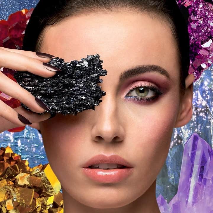 Smashboxのインスタグラム：「We create looks, we play with colors, we transform. These are the inspired daily makeup rituals from our new Crystalized Collection co-created with @thehoodwitch. 🔮 Available in store now at @ultabeauty. #GetCrystalized」