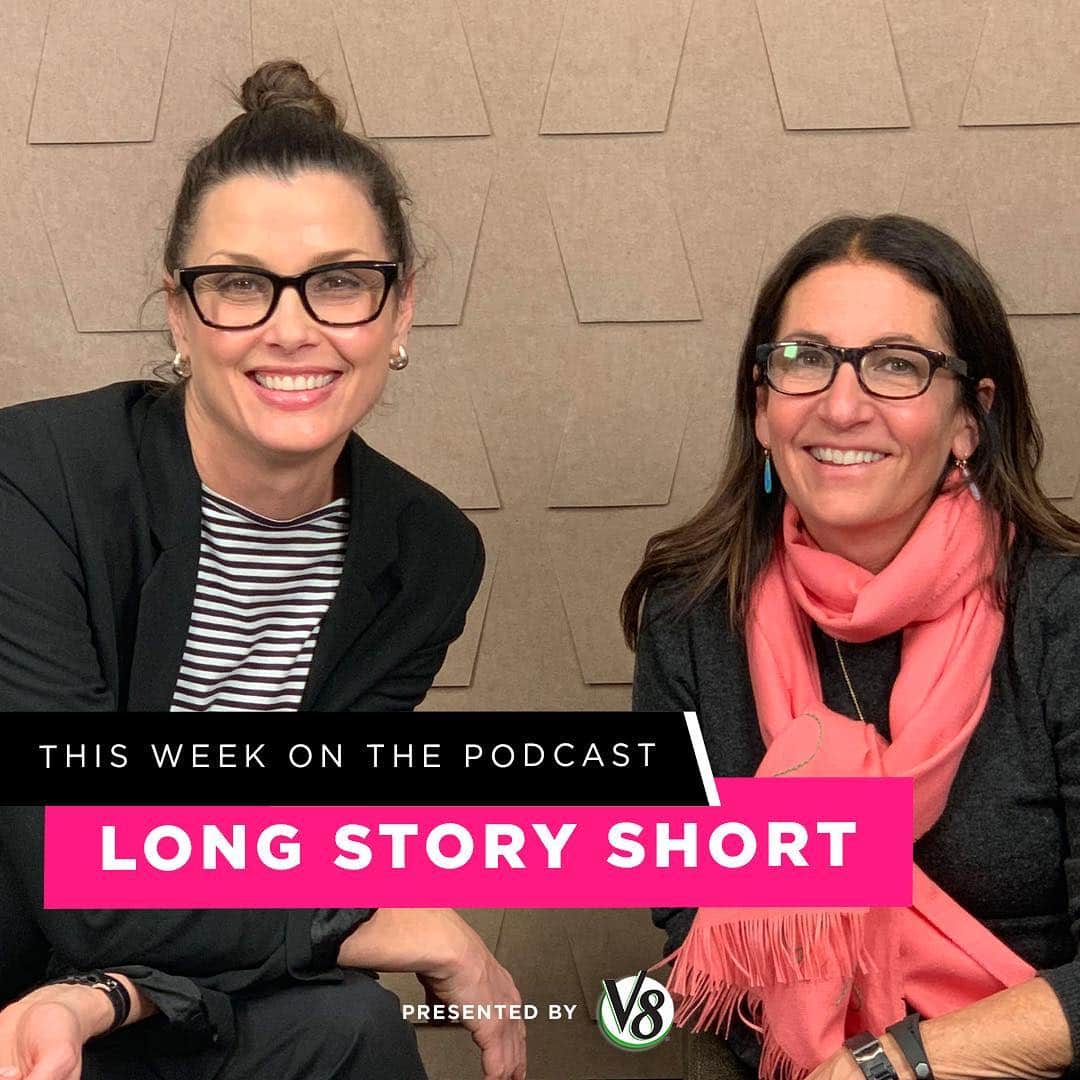 ボビー・ブラウンのインスタグラム：「She models. She acts. AND she writes. @bridgetmoynahan does it all 🙌. Listen to this weeks episode of #LongStoryShort via the link in bio. Xx」