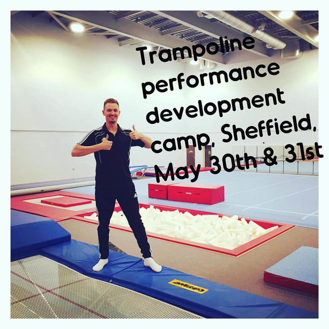 ブライオニー・ペイジさんのインスタグラム写真 - (ブライオニー・ペイジInstagram)「Hello 👋🏻 My coach @paulgreaves01 will be running a Performance development camp here in Sheffield @graveshealthandsportscentre on May 30th & 31st just before the Spring Series event. 2 day camp with max of 40 spaces available £25 per gymnast for the two days (coaches must attend with gymnasts). Gymnasts competing at spring series are also welcome but alternative training times can be sorted for them in order to fit in with their individual training plans. DM @paulgreaves01 for details 😁 Exciting times 😁 #trampoline #trainingcamp #sheffield #jump #gymnastics #coaching #developer #coach #sport #sheffieldissuper」3月26日 5時32分 - bryony_page