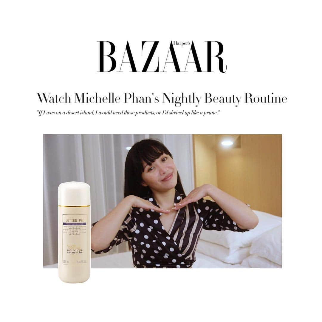 Biologique Recherche USAさんのインスタグラム写真 - (Biologique Recherche USAInstagram)「"Two years ago, beauty expert @michellephan committed to no longer wearing foundation, so it's no surprise that finding a beauty routine that works for her skin and lifestyle took precedence." writes Editor @nicole_saunders in @harpersbazaarus this month. In an episode of "Go To Bed With Me", the pioneering @youtube beauty expert walks you through how she keeps her skin glowing without a drop of foundation and our Lotion P50 is part of her skin saviors. Watch the full video through link in bio! • • • #biologiquerecherche #passion #expert #ambassadedelabeaute #skin #skincare #facecare #routine #skincareroutine #michellephan #youtubers #nightroutine #gotobedwithme #harperbazaar #press #video #tutorial #nomakeup #beauty #natural #lotionp50 #toner #exfoliator #treatyourskin #skininstant #buildingbetterskin」3月26日 6時45分 - biologique_recherche_usa