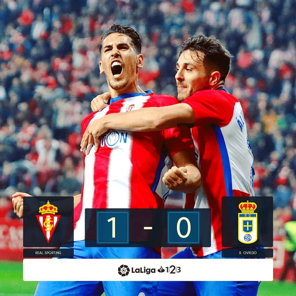 LFPさんのインスタグラム写真 - (LFPInstagram)「@realsporting won the Asturian derby in #LaLiga123! ❤️」3月26日 6時51分 - laliga