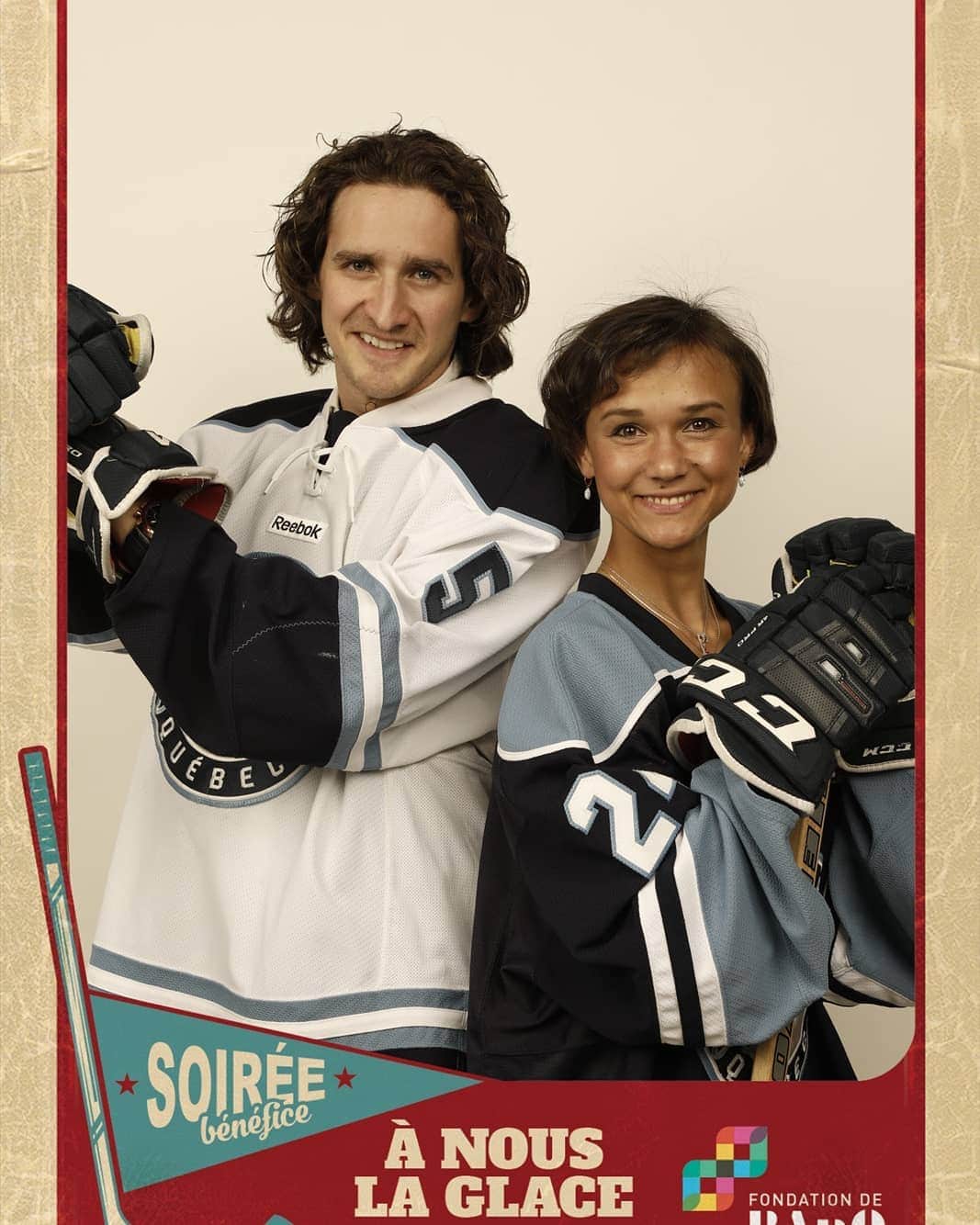 リュボーフィ・イリュシェチキナのインスタグラム：「"À nous la glace" exposition. Getting geared up 🏒」