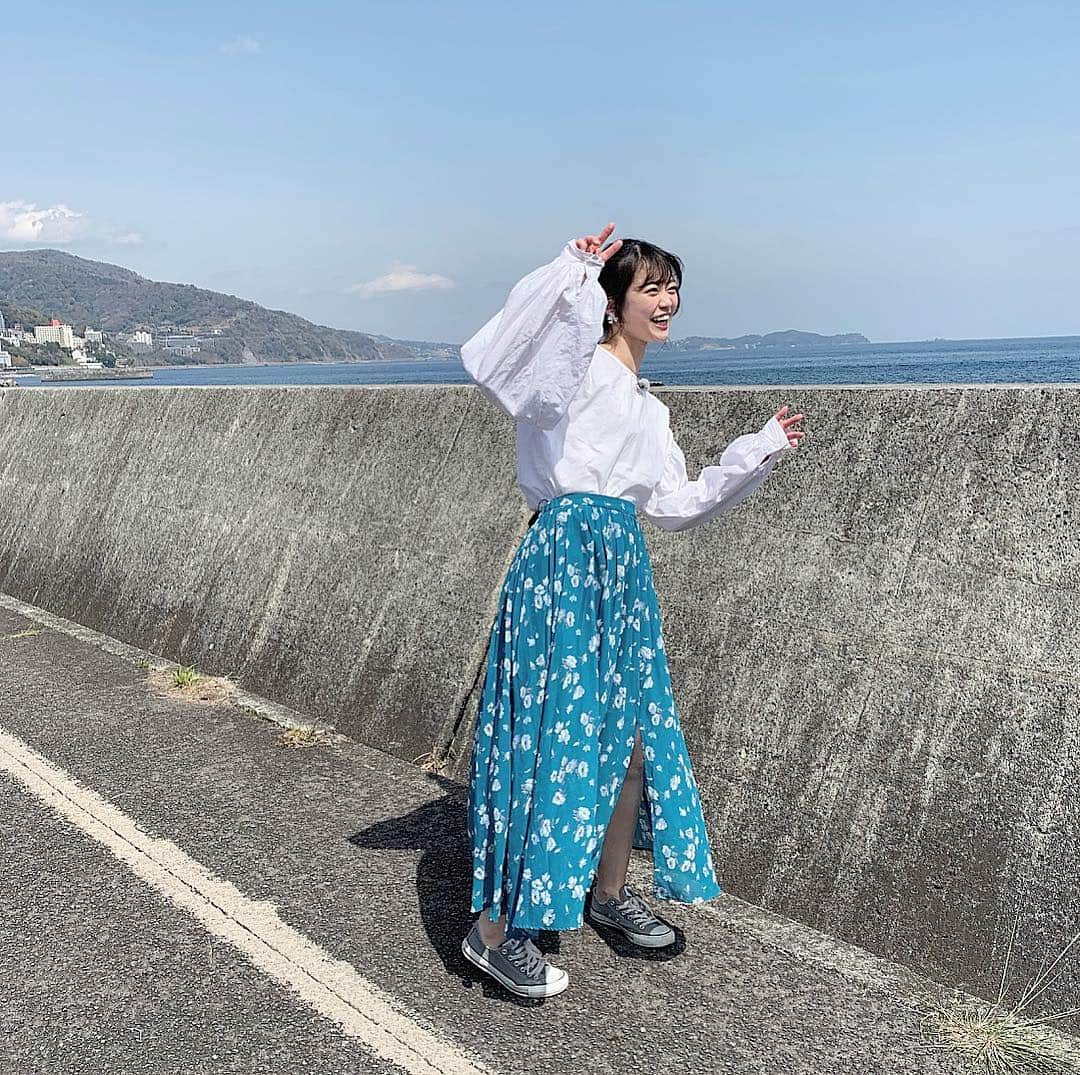 前田亜美のインスタグラム：「. . ろけろけろけ🐸. . . 昨日のショット✌︎(　˙-˙　)✌︎. . #サンデージャンクション  #4月7日放送予定」