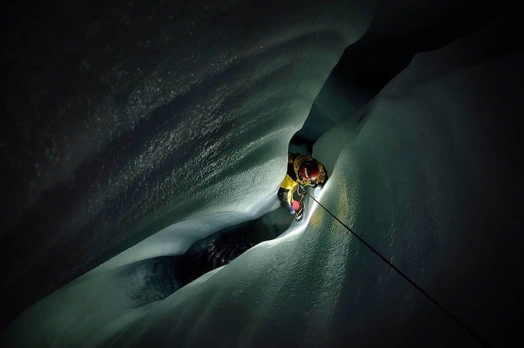 ナショナルジオグラフィックさんのインスタグラム写真 - (ナショナルジオグラフィックInstagram)「Photo by Robbie Shone @shonephoto | Glaciologists follow these narrow passages, meandering deeper into the ice to try and get a better understanding of the rate of melt and what influences the speed of the glacial movement. Each time I have visited the Gorner Glacier in Switzerland, I am immediately struck by the shrinking volume of ice. It is depressing to think that one day Europe will be without these amazing glaciers.」3月26日 19時05分 - natgeo