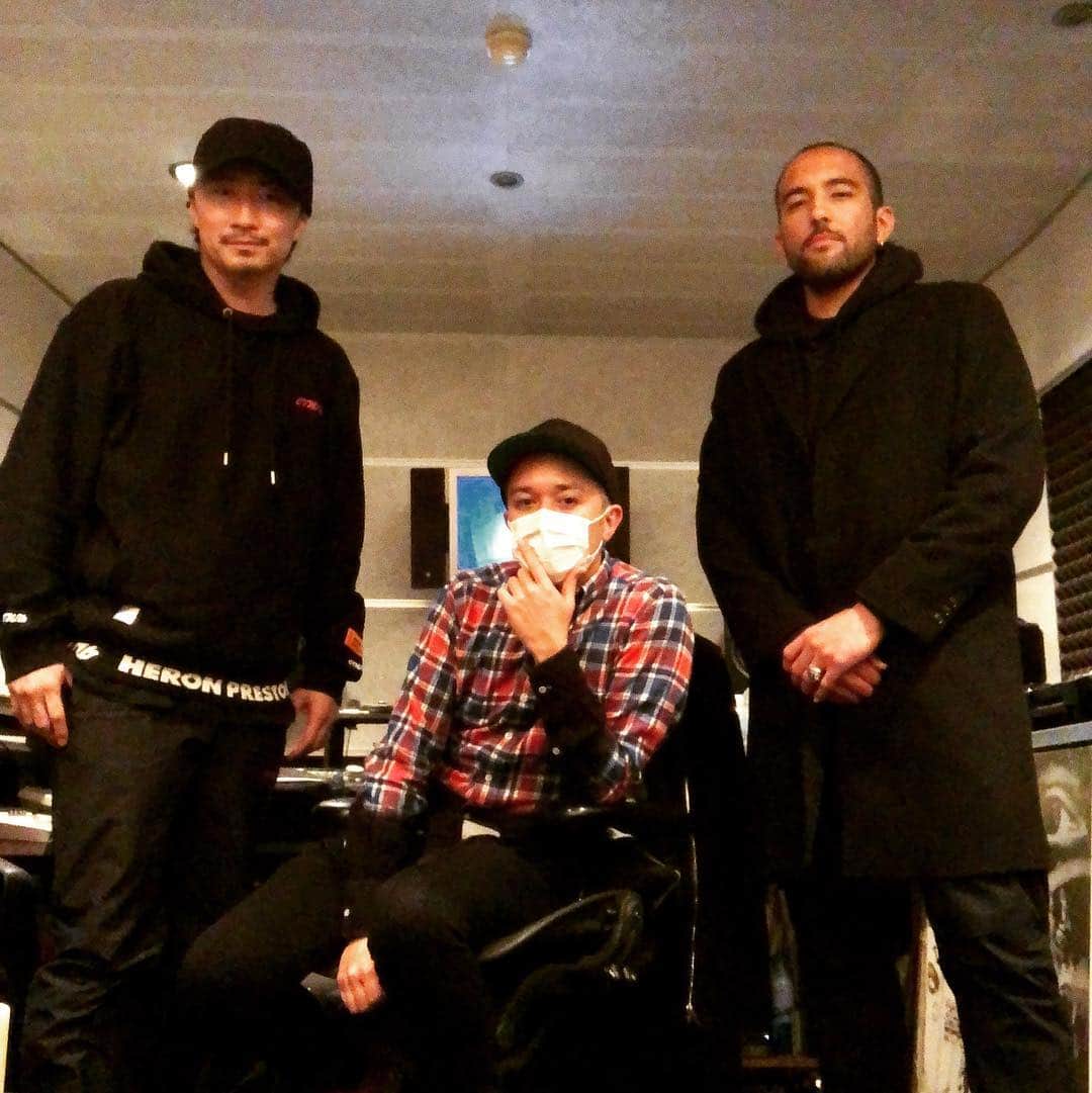 のインスタグラム：「Great session with lucas and toma‼️good vibes(^^)✨ thanks a lot‼️ #ありがとうございます」