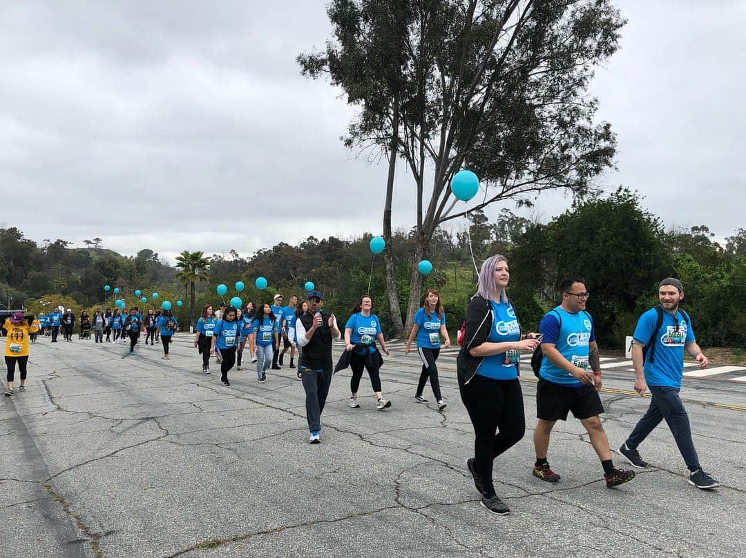 ワイヤット・オレフさんのインスタグラム写真 - (ワイヤット・オレフInstagram)「Thanks so much to everyone who came out to the walk. I couldn’t stop smiling because I was just having so much fun with you guys. I can’t thank you all enough for your endless support and I can’t wait to move forward in life with you guys all supporting me. Thanks to everyone for supporting @teencanceramerica , and I can’t wait to see you all soon!! And thanks so much to the people who couldn’t come but were able to purchase t-shirts!! That support is tremendous too so thank you guys as well!! Let me know if I didn’t tag you, I tried to find everyone I could. #teencanceramerica #tcawalk #teamwyatt」3月26日 11時15分 - wyattoleff