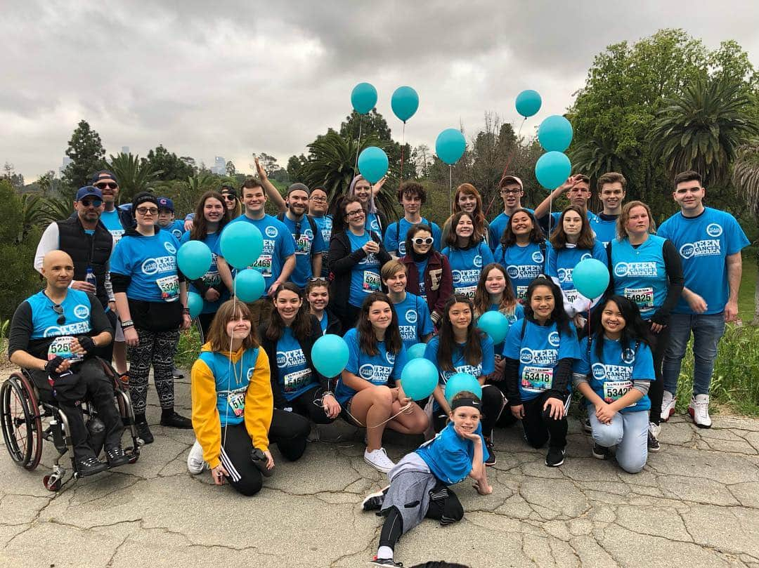 ワイヤット・オレフさんのインスタグラム写真 - (ワイヤット・オレフInstagram)「Thanks so much to everyone who came out to the walk. I couldn’t stop smiling because I was just having so much fun with you guys. I can’t thank you all enough for your endless support and I can’t wait to move forward in life with you guys all supporting me. Thanks to everyone for supporting @teencanceramerica , and I can’t wait to see you all soon!! And thanks so much to the people who couldn’t come but were able to purchase t-shirts!! That support is tremendous too so thank you guys as well!! Let me know if I didn’t tag you, I tried to find everyone I could. #teencanceramerica #tcawalk #teamwyatt」3月26日 11時15分 - wyattoleff