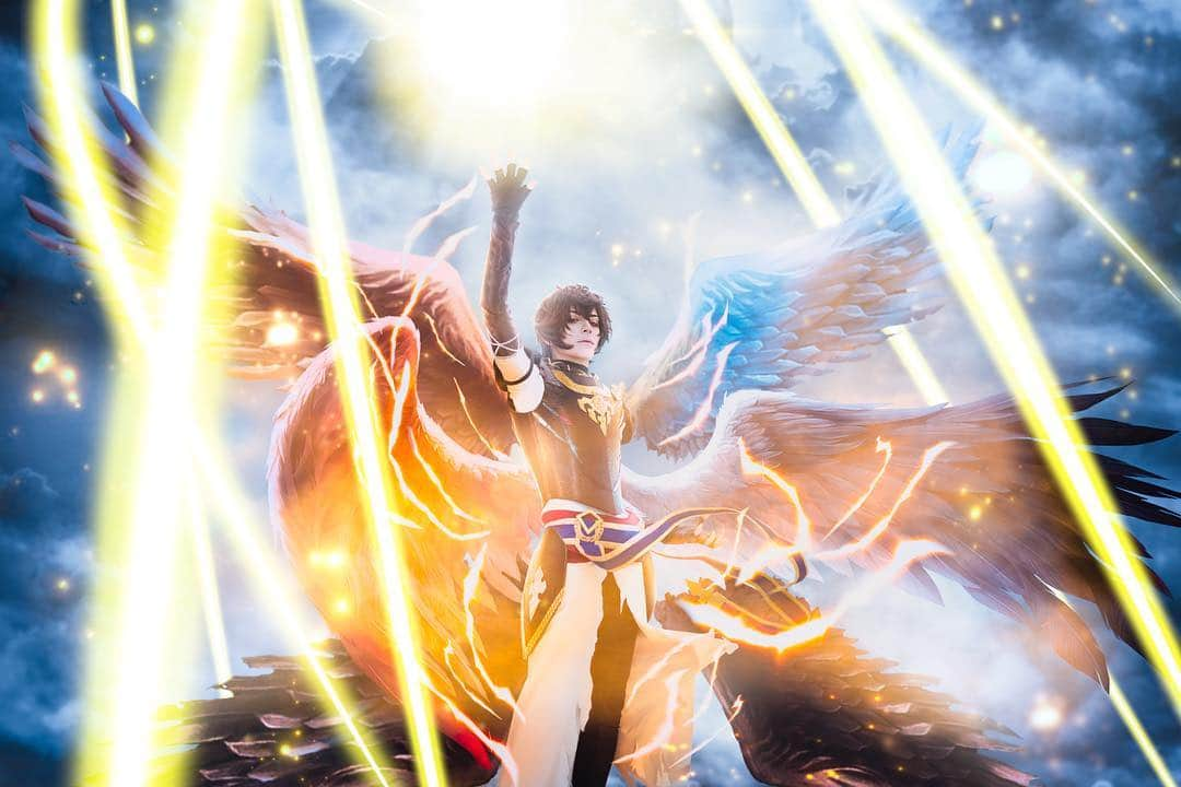 ナイトさんのインスタグラム写真 - (ナイトInstagram)「Granblue Fantasy This wish, this promise, I will protect them! Paradise Lost! 💫 Sandalphon: @knitecoser Photo & Edit: @kirahokuten357 AAHHH SANDYYYY 😭 I am so happy to finally share this image of Sandalphon’s Paradise Lost. A super big thanks to Kira who photoshoot and edited this amazing photo. Can you believe this was just shot on a plain white background?? He is a god!!! #cosplay #granbluefantasy #sandalphon #サンダルフォン #グランブルーファンタジー #コスプレ」3月26日 12時02分 - knitecoser