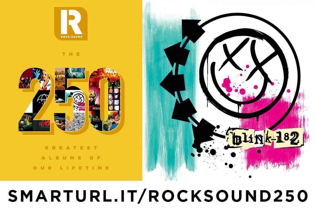 Rock Soundさんのインスタグラム写真 - (Rock SoundInstagram)「Blink-182 feature three times in our countdown of the 250 greatest albums of our 20-year lifetime. Can you guess which other two albums made the cut?  Find out inside the 250th issue of Rock Sound - it's available right now from SHOP.ROCKSOUND.TV」3月26日 15時05分 - rocksound