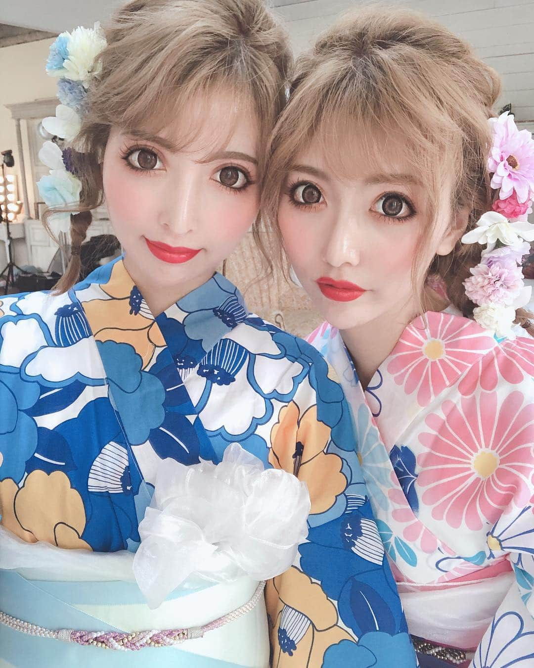 吉川ちかさんのインスタグラム写真 - (吉川ちかInstagram)「今日はsugarさんの 撮影してるよ🥺💓 (@dress_sugar ) . 浴衣たくさん着れて嬉しい！ sugarの浴衣毎年可愛いから 本当に着れてhappy😂💓 . #浴衣#撮影#浴衣撮影#ちえちか」3月26日 15時35分 - yoshikawachika_1116