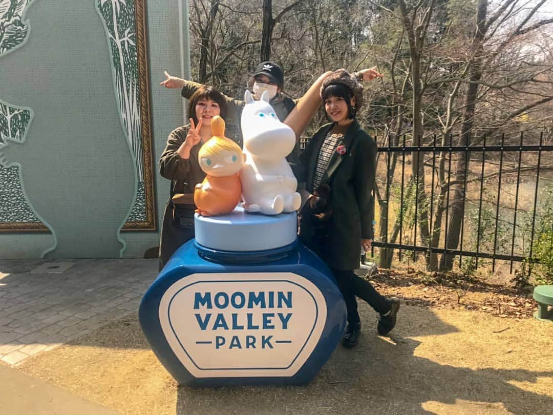熊本アイさんのインスタグラム写真 - (熊本アイInstagram)「3.25 大阪時代にお世話になっていた大好きな先輩たちと♡  #ムーミンバレーパーク #ムーミン #moomin #japan」3月26日 15時41分 - eye.1010