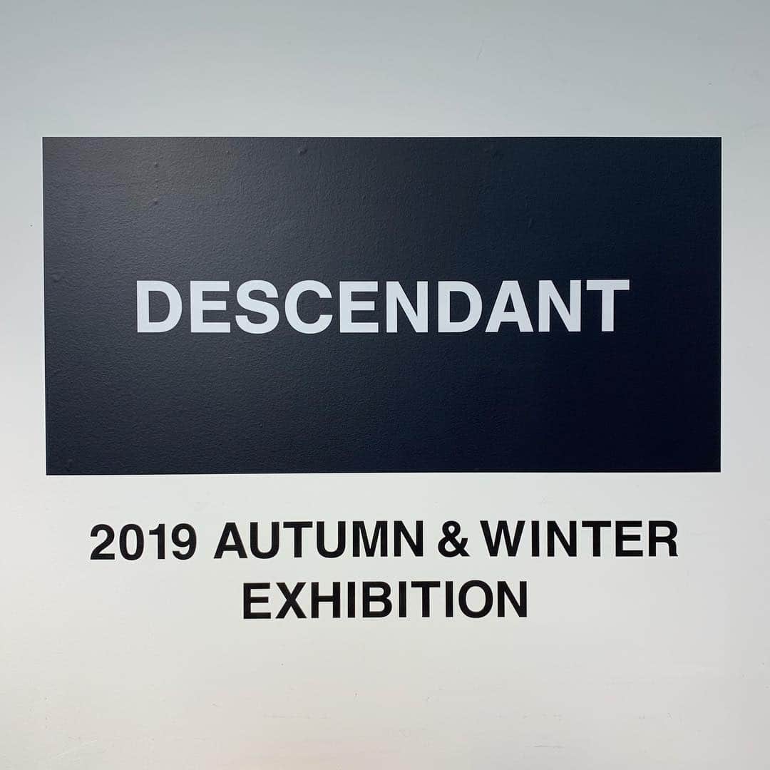 のインスタグラム：「DESCENDANT 2019 A/W EXHIBITION  #descendant #dcdt」